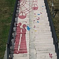 新北河堤彩繪階梯