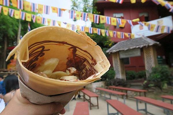 巧克力香蕉可麗餅60泰銖