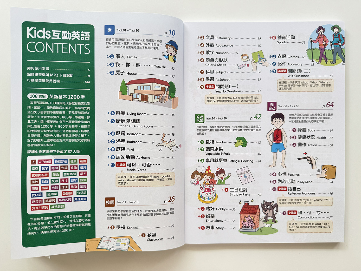 ▌英文學習 ▌小學生必備英語1200字