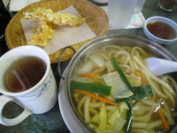 炸蝦 + Udon