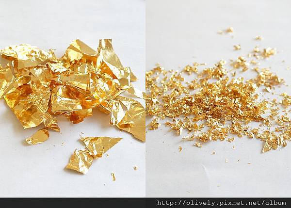 gold flakes