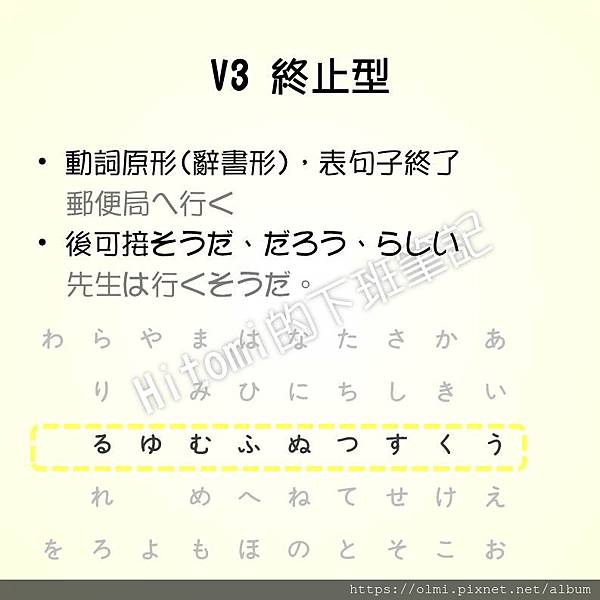 日文筆記 五段動詞活用變化 上 Hitomi的日文筆記 痞客邦