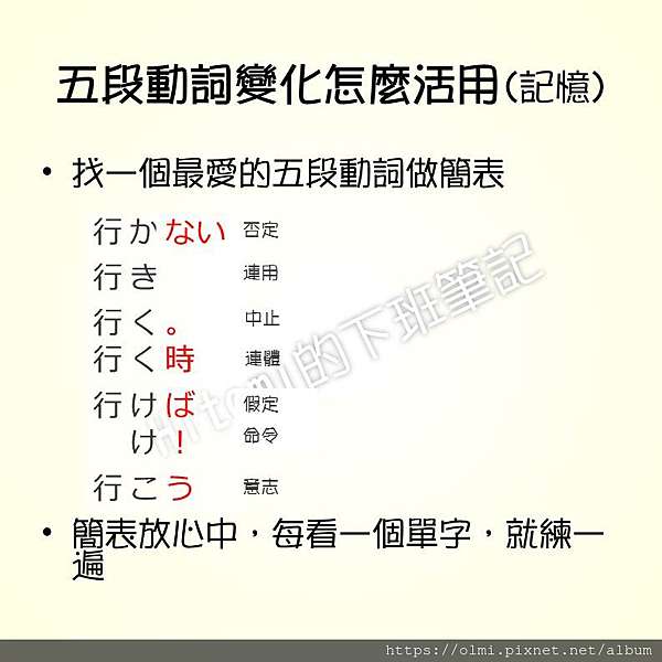 日文筆記 五段動詞活用變化 下 Hitomi的日文筆記 痞客邦 日文筆記 五段動詞活用變化 下 Hitomi的日文筆記 痞客邦