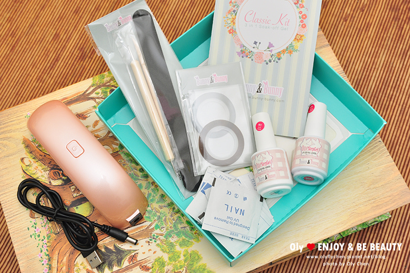 Bunny&Bunny甜心甲油膠，三合一光療膠，立體毛衣編織、幾何金屬光療彩繪