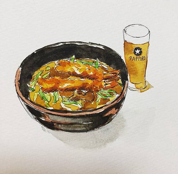 エビカレうどん.JPG