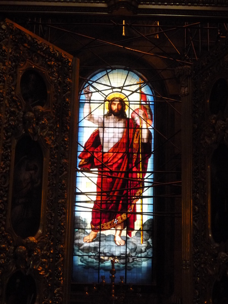 Inside Isaac Cathedral