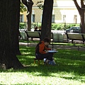 Painting in the park