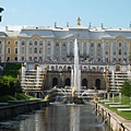 Grand Peterhof Castle & Grand Cascade Fountain view