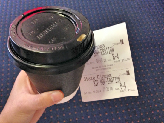 coffee and ticket!!