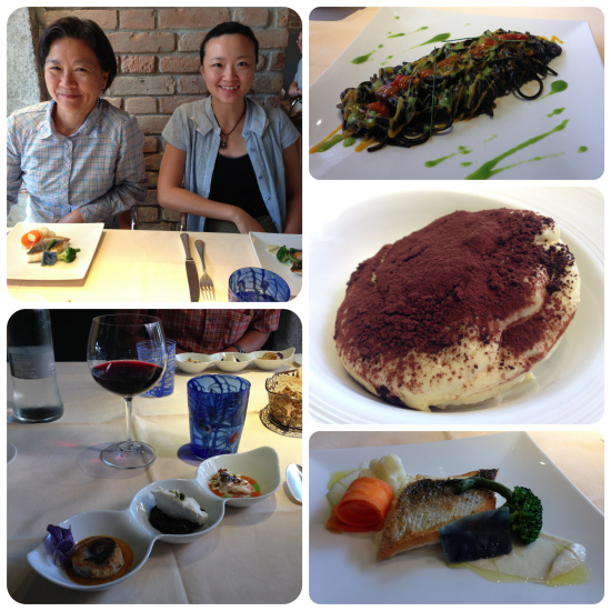 The lunch feast at Il Ridotto!