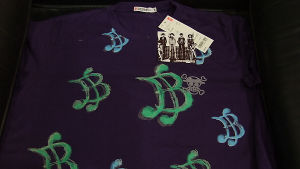 海賊王紫色T恤 - 正面