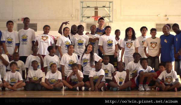 Providing basketball camp for children East Palo Alto