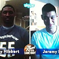 Jeremy Lin and Roy Hibbert in the JKL Skype Scavenger Hunt6