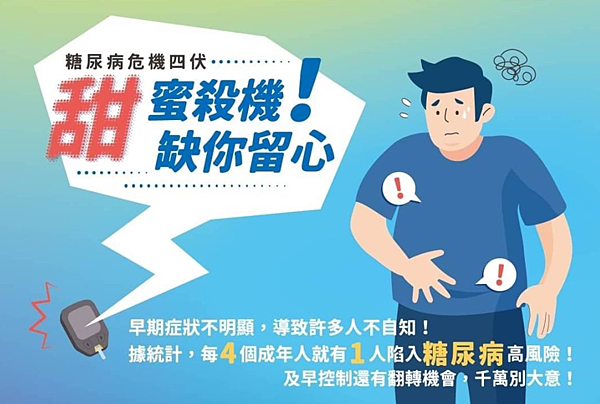 11/14世界糖尿病日-糖尿病預防和早期檢測非常重要