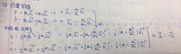 一維彈性碰撞公式導證-質心8 一維彈性碰撞公式導證-質心8