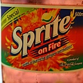 Sprite on Fire