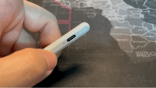  iPad 專用防掌觸磁力吸附觸控筆 開關示範