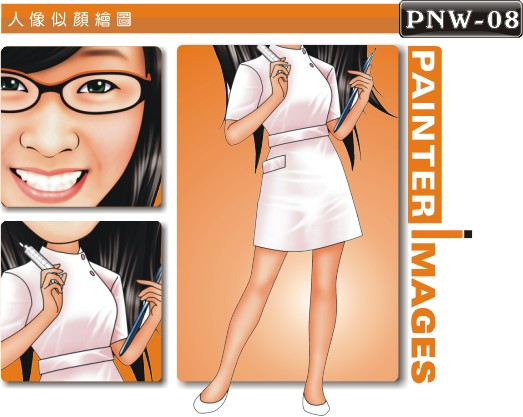 女生人像Q版漫畫　　PNW-08-1.jpg