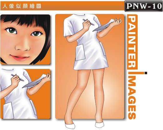 女生人像Q版漫畫　　PNW-10-1.jpg