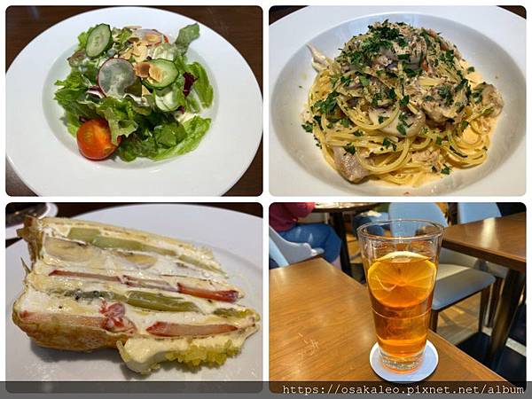 [食記] 日本 HARBS 午間套餐 雞肉蘑菇奶油義大利