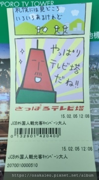 2015冬日本D8.1 札幌電視塔 展望台 (日景)