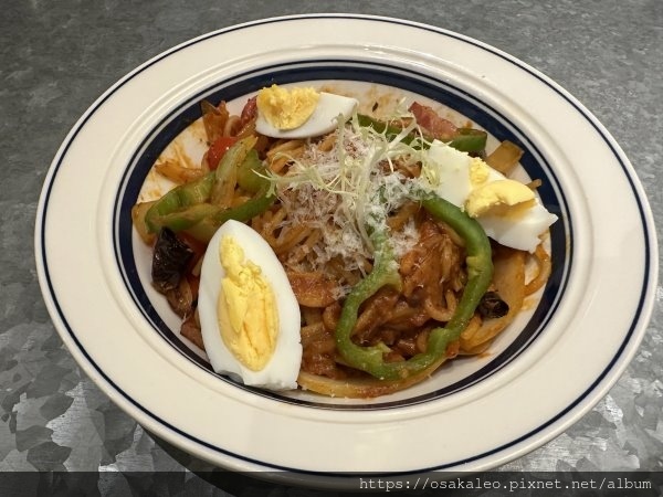 [食記] 台北 青春漢堡 日風經典拿坡里培根麵