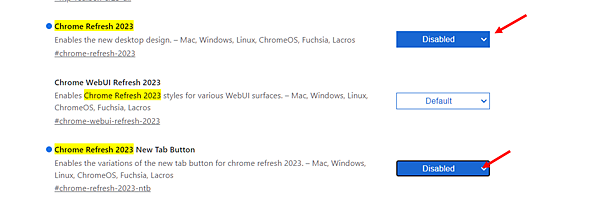 UI Refresh 2023 Chrome 新版介面可以手