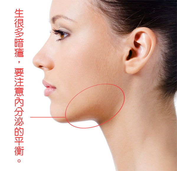 腮骨長痘痘 腮骨長痘痘