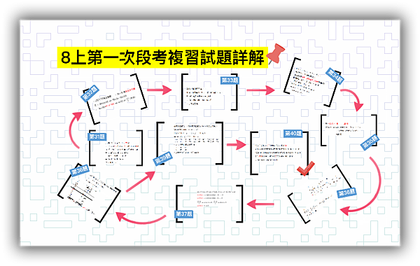 第一次段考數學卷31-40詳解