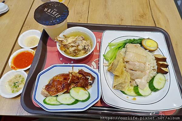 台中.肉嫩清甜好味道的海南雞油飯@海記醬油雞飯