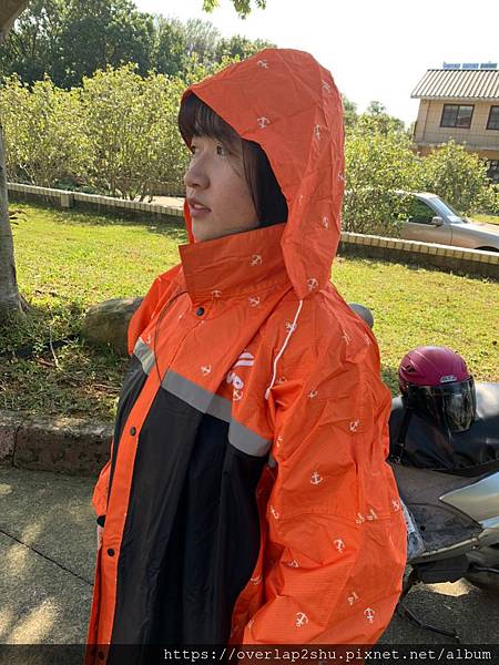 Raincoat #JUMP將門雨天必備的全方位反光一件式連