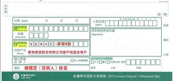 康和期貨入金方式 康和期貨徐珮瑗
