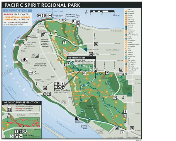 Pacific Spirit Map