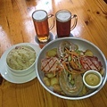 Duckstein Brewery(Swan Valleybrewers pan for two with sour kraut