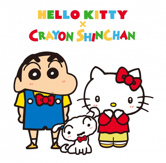 Hello Kitt與蠟筆小新的合作