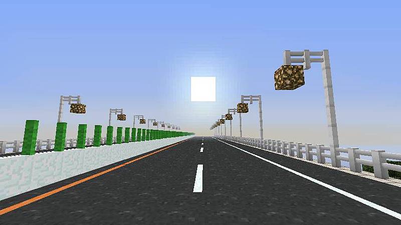 Minecraft台灣快速道路試建 當個創世神minecraft