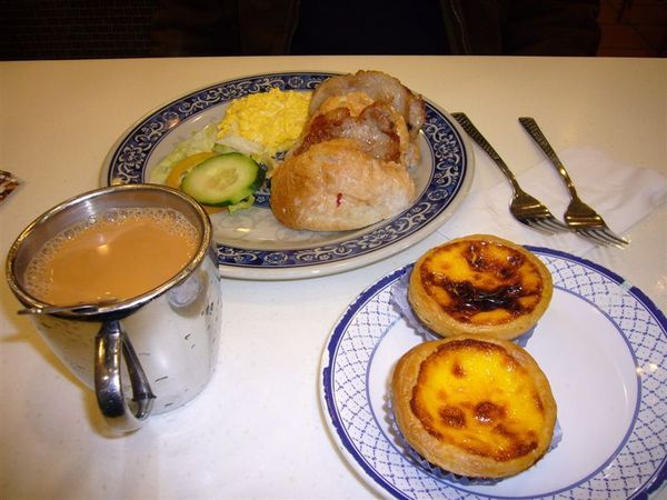 2008香港 day2breakfast澳門茶餐廳 .JPG