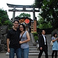 地主神社門口