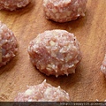 meat ball close up