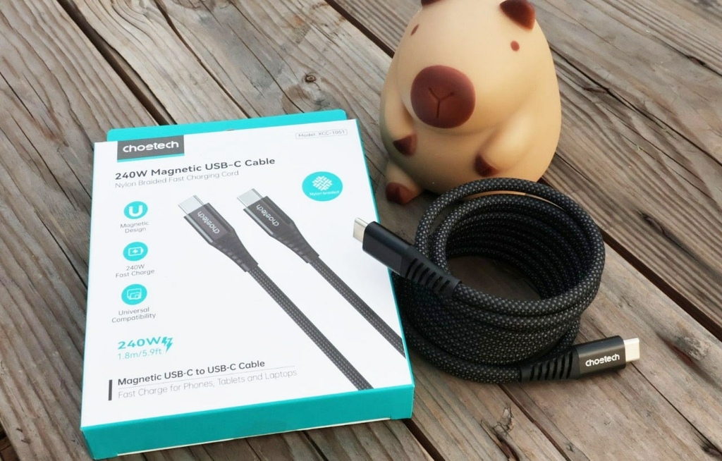 Choetech 磁收線｜240W 磁吸收納充電編織線 (8).jpg