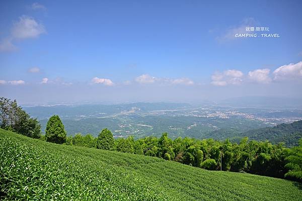 【露營趣】南投. 雲野露營區 ★百萬夜景印眼前、置身茶園中的