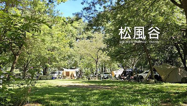【露營趣】台中. 松風谷營區 ★松樹林立的環境、愜意的露營生
