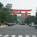 平安神宮的巨大鳥居