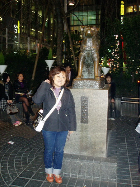 澀谷八公犬銅像