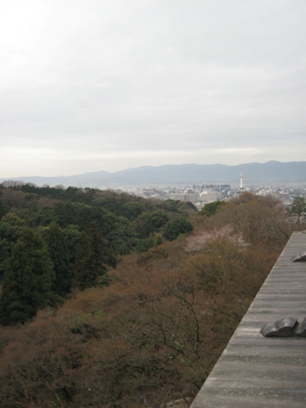 从清水寺看到的京都市景