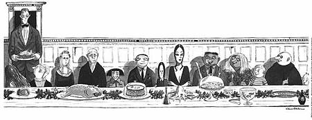風靡85年的《阿達一族》（The Addams Family）是由美國漫畫家查理斯·亞當斯（Charles Addams）首創