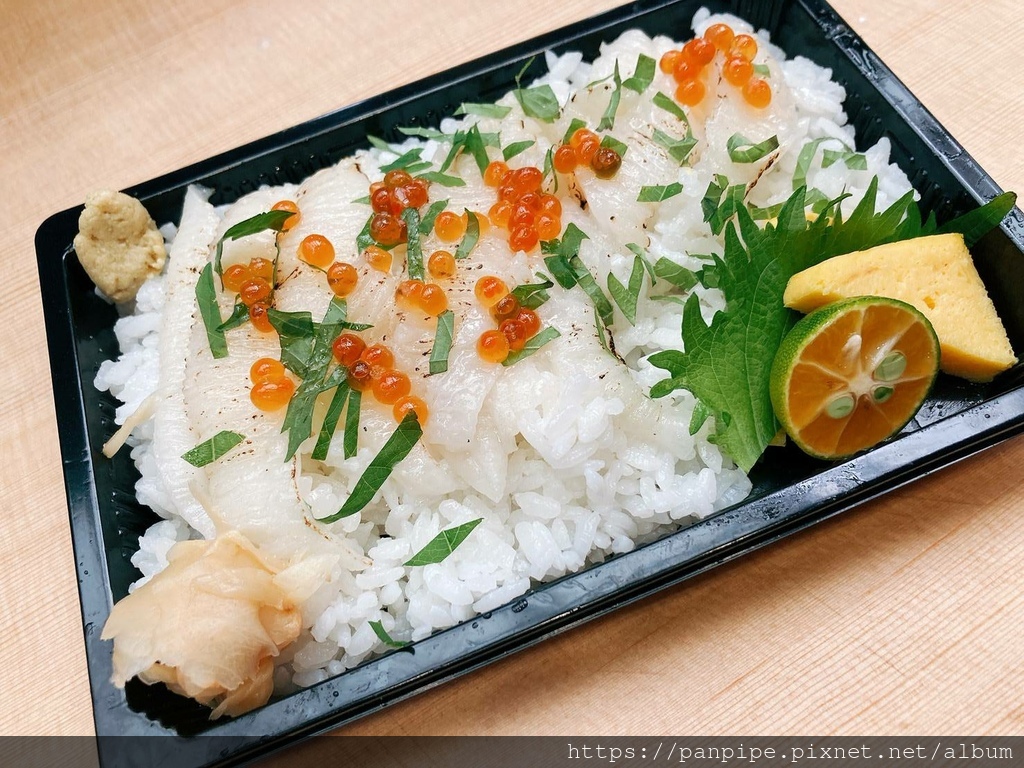 小醬壽司比目魚丼飯