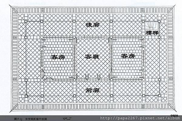 林家花園 來青閣 來青閣二樓平面圖 Jpg 林本源園邸 痞客邦