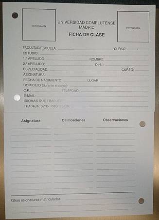 Ficha de clase