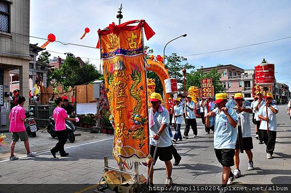 2011金門古地城隍遶境-保駕方旗